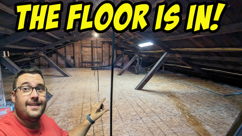 Witness the latest milestone in creating the ultimate YouTuber HQ! The loft is coming together!