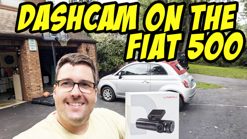 Fiat 500 Dashcam Install: Capture Every Moment with This Easy Install – Lingdu 5K with 3 cameras!