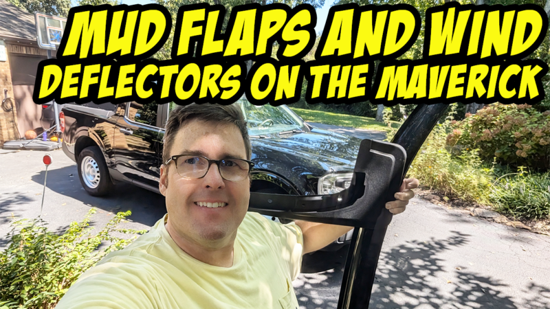 Let’s install mud flaps and window visors by Cutim on my 2023 Ford Maverick