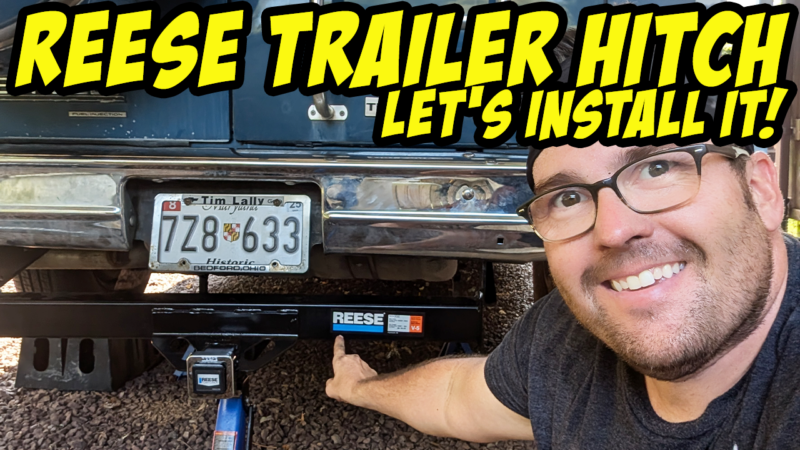 Transform Your 1991 Chevy G20 Conversion Van with a Trailer Hitch Install! Step-by-Step Guide!