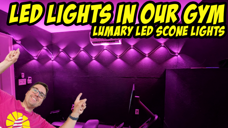 Transforming Our Peloton Studio with Smart LED Lights – Lumary Install + Epic Glow-Up!