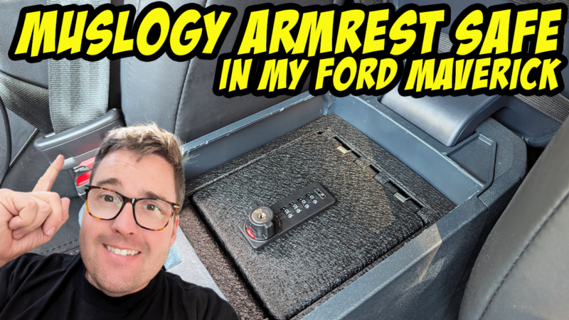 Unlock Ultimate Security in My Ford Maverick! Check Out This Hidden Armrest Safe by Muslogy!