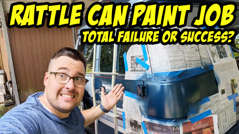 It’s a DIY Rattle Can Paint Job on a 1991 G20 Conversion Van – Masterpiece or Disaster?
