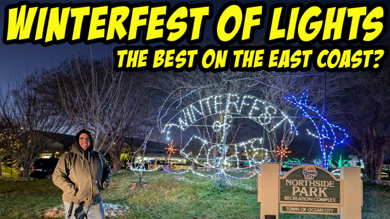 Is this the BEST Winter Lights Display on the East Coast? Tour the Winterfest of Lights in OCMD!