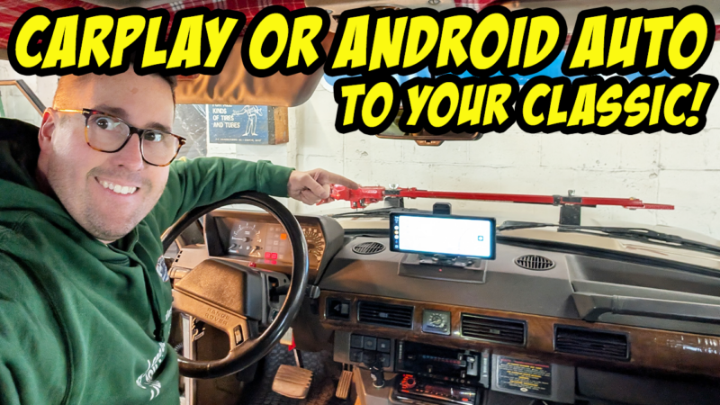 Car collectors, take note! Transform your ride with a car tablet — Add CarPlay or Android Auto!
