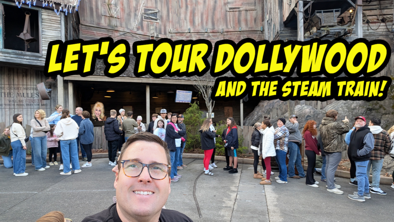 ALL ABOARD! Join me as we explore the magic of Dollywood, its charming streets to the steam train!