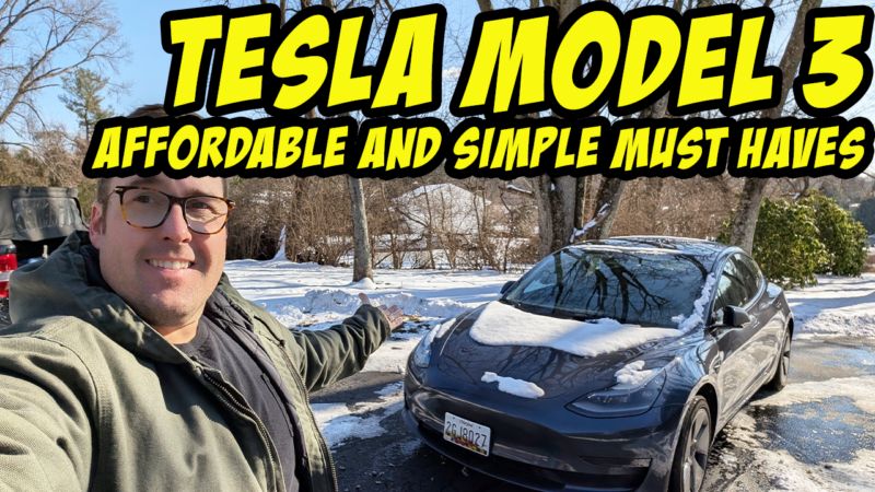 Affordable, Simple, and Must Have Tesla Model 3 Upgrades!