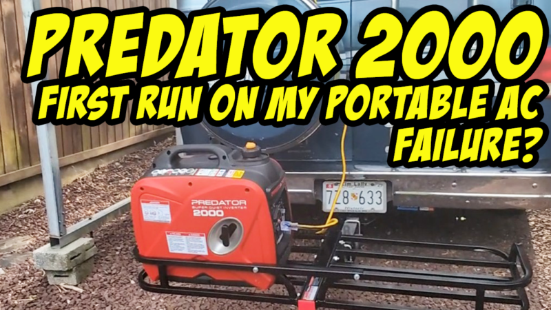 I Bought the PREDATOR 2000 Generator… Will It Power an AC? Unboxing, setup, and first use! Failure?