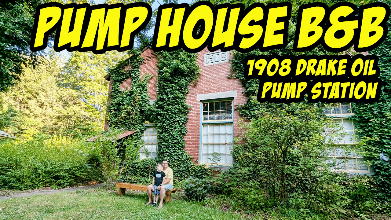 Abandoned Oil Pump Station Turned B&B?! Exploring the Pump House in Bloomsburg, PA!