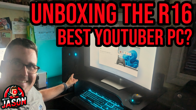 Unboxing the Alienware Aurora R16 – First Boot Disaster or the Best PC Ever for YouTubers?