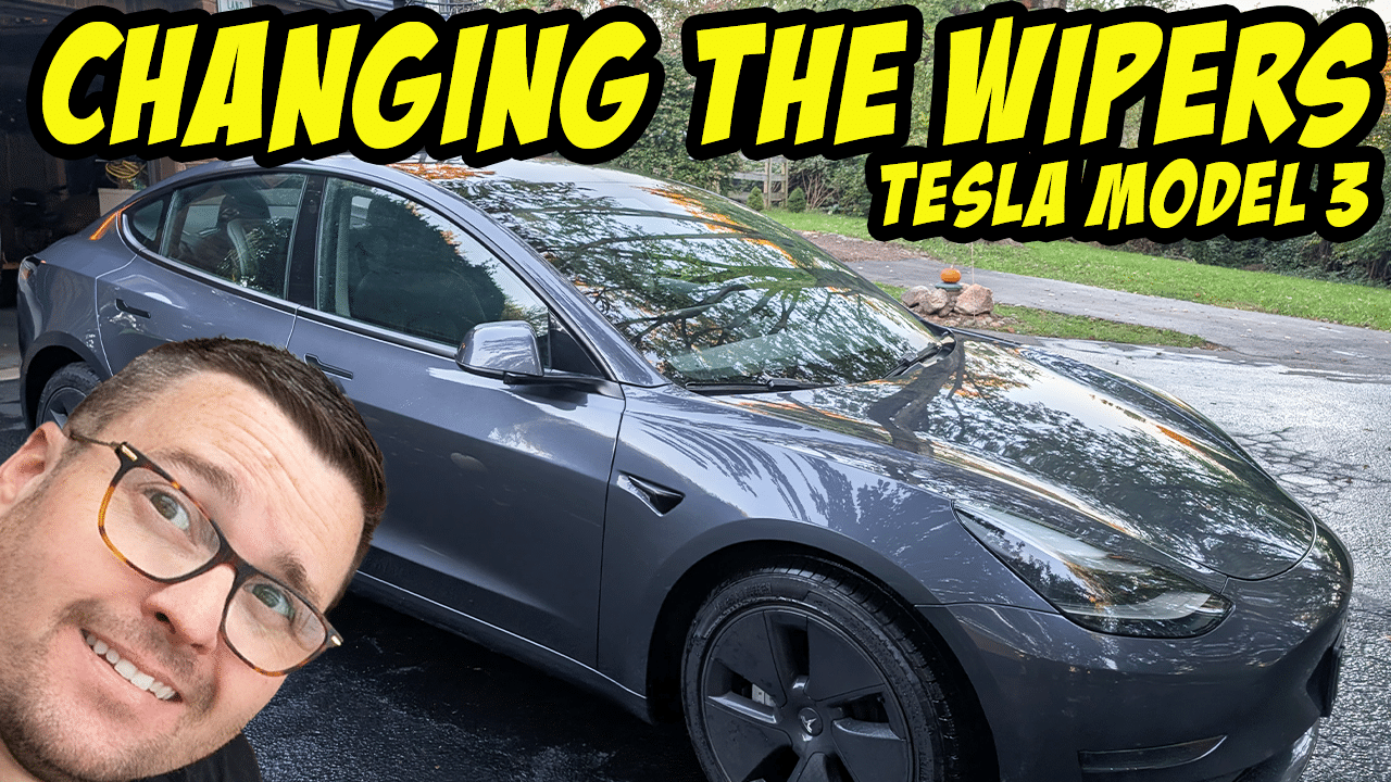 Changing the wipers on a Tesla Model 3