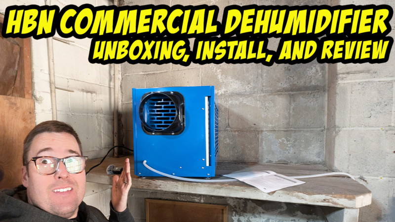 Unboxing & Testing a POWERFUL Commercial Dehumidifier! Is It Worth It?