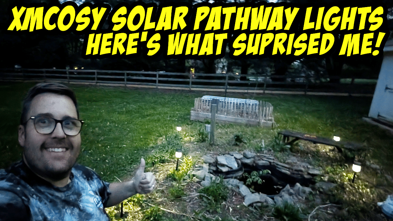 XMCosy Solar Powered Pathway Lights