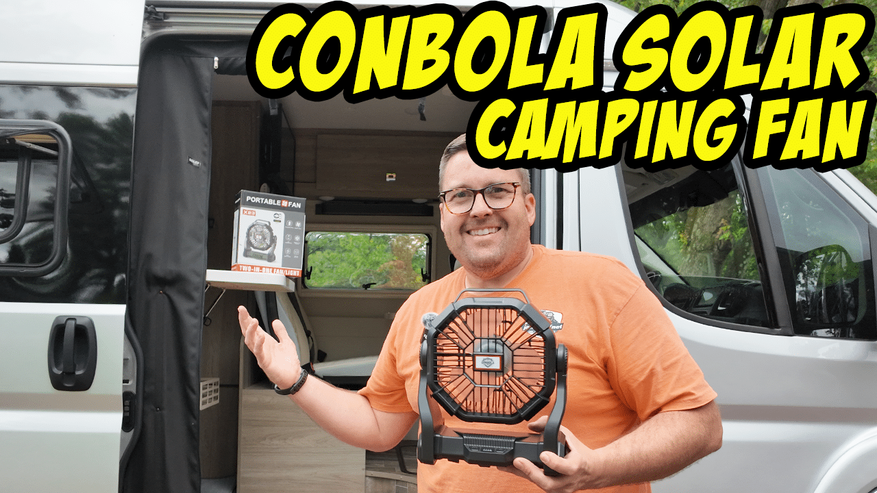 Conbola Solar Camping Fan