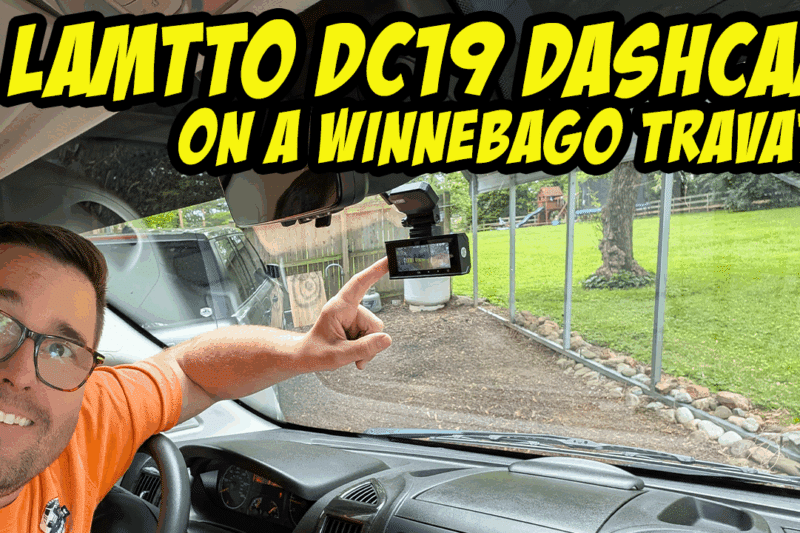 Installing the Lamtto DC19 Dashcam in Our 2022 Winnebago Travato (Ram Promaster)