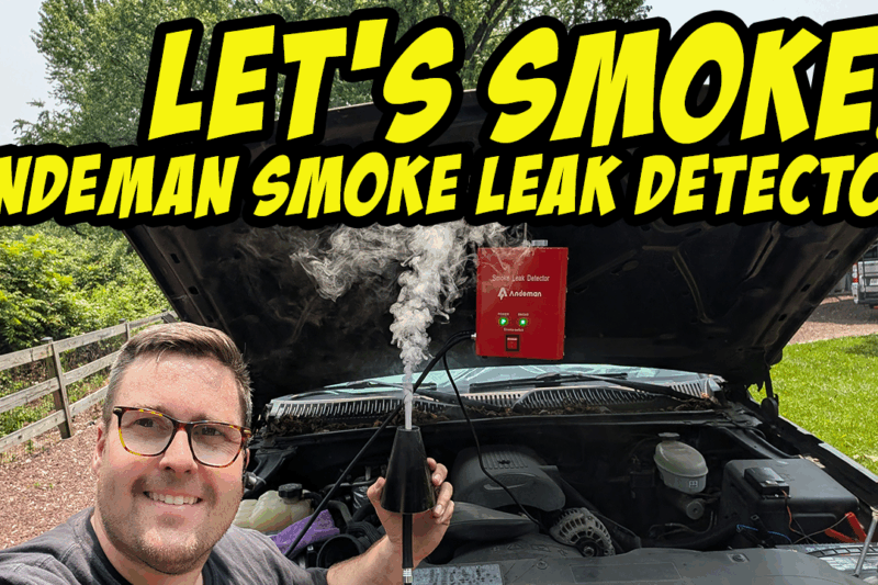 Diagnose Vacuum Leaks Like a Pro! Andeman Smoke Machine Test