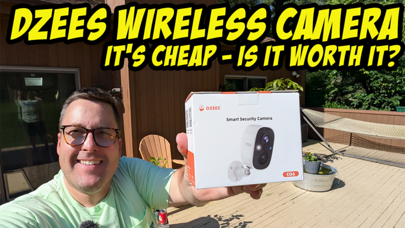This Cheap Outdoor Security Camera Surprised Me! DZEES 2K Review