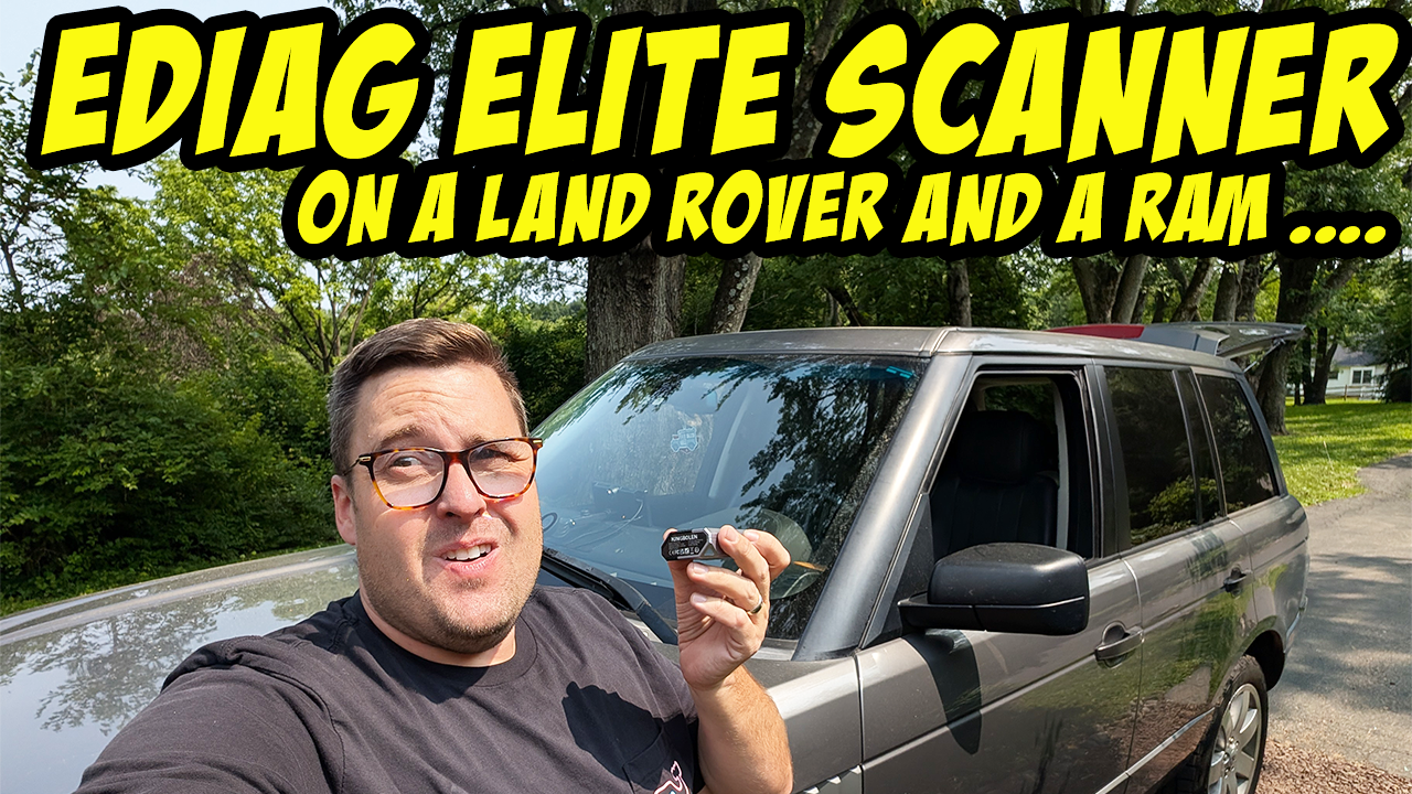 EDiag Elite on a Land Rover and a Ram
