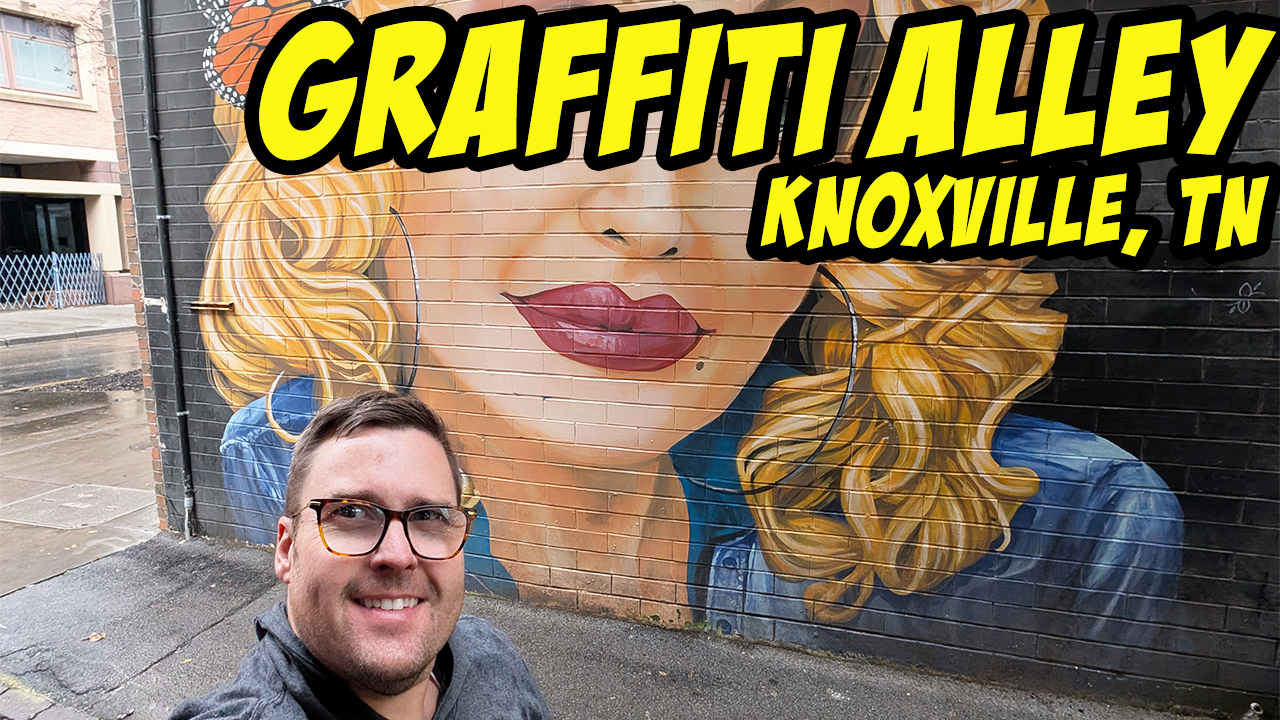 Graffiti Alley AKA Strong Alley in Knoxville