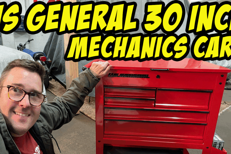 US General 30-inch mechanics cart (Harbor Freight) – unboxing, assembly, and first impressions
