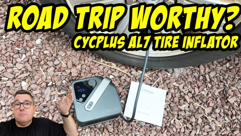 Cycplus AL7 Tire Inflator — Must-Have for Your Next Road Trip?