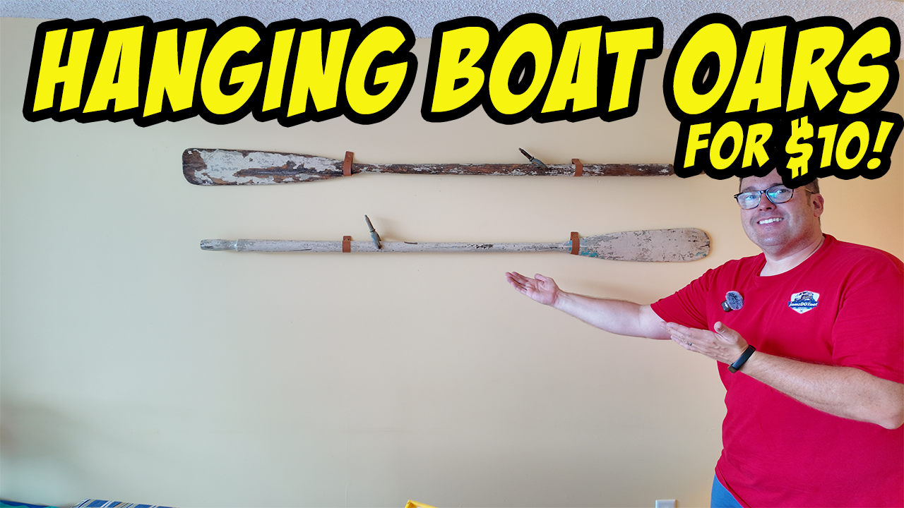 Hanging Boat Oars