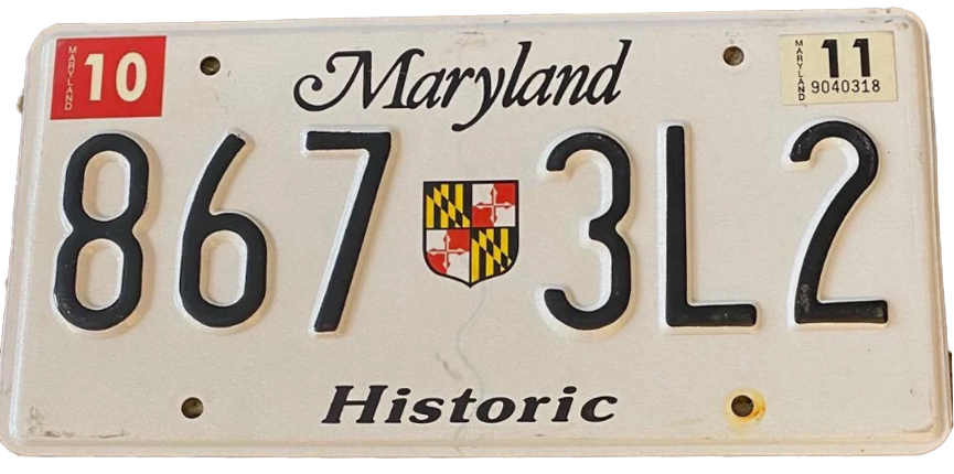 Maryland Historic Plates