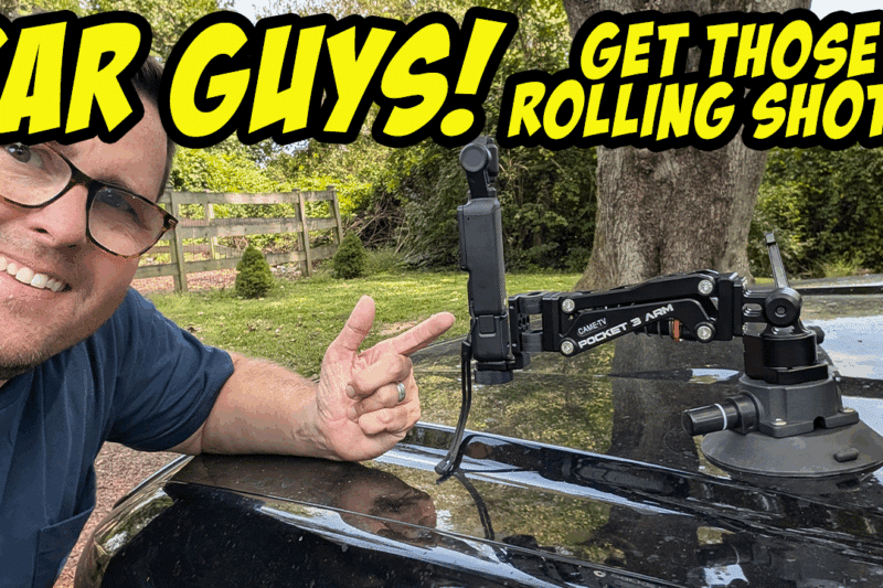 Car Guys, This Is a Must-Have: Came-TV Shock Absorbing Arm for Smooth Rolling Shots