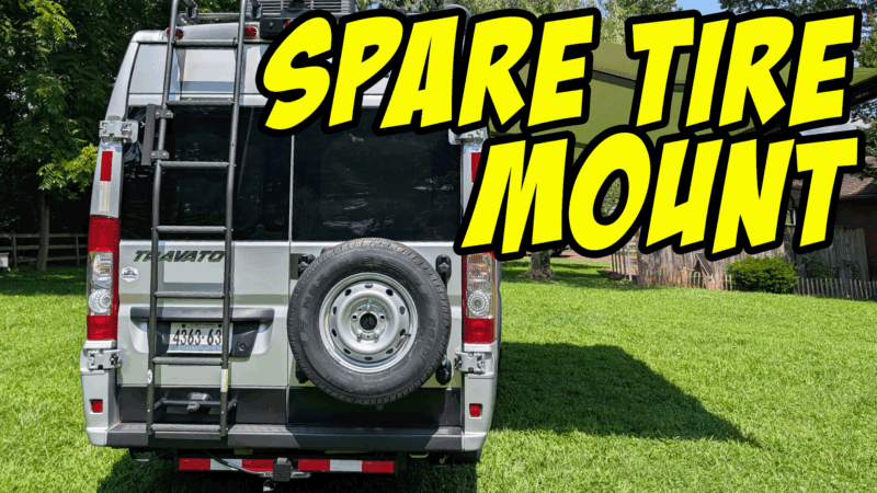 How I Added a Spare Tire to My Promaster – Winnebago Travato