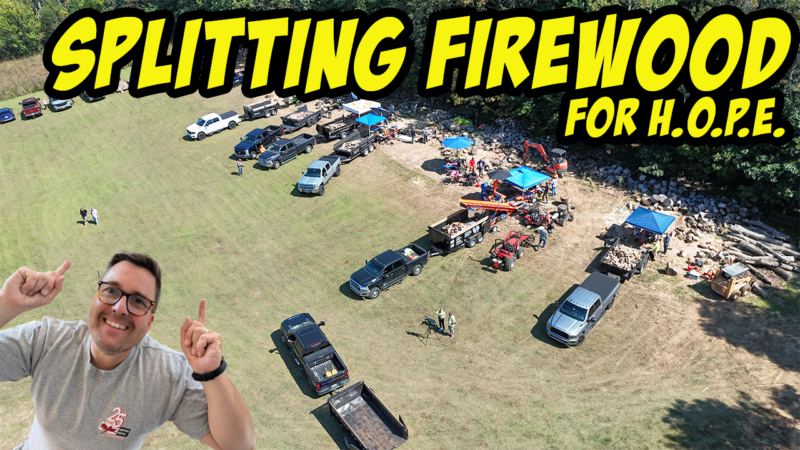 Firewood for HOPE: Giving Back with Every Log – Firewood YouTubers get together!