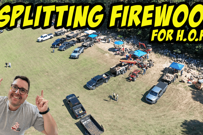 Firewood for HOPE: Giving Back with Every Log – Firewood YouTubers get together!