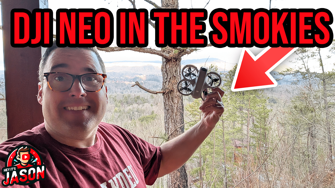 DJI Neo drone in the Smoky Mountains