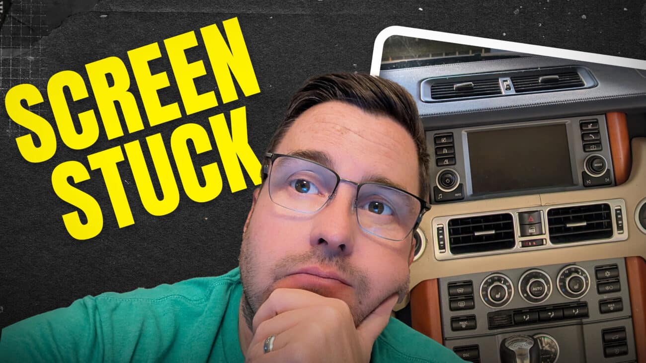 Land Rover Screen Stuck