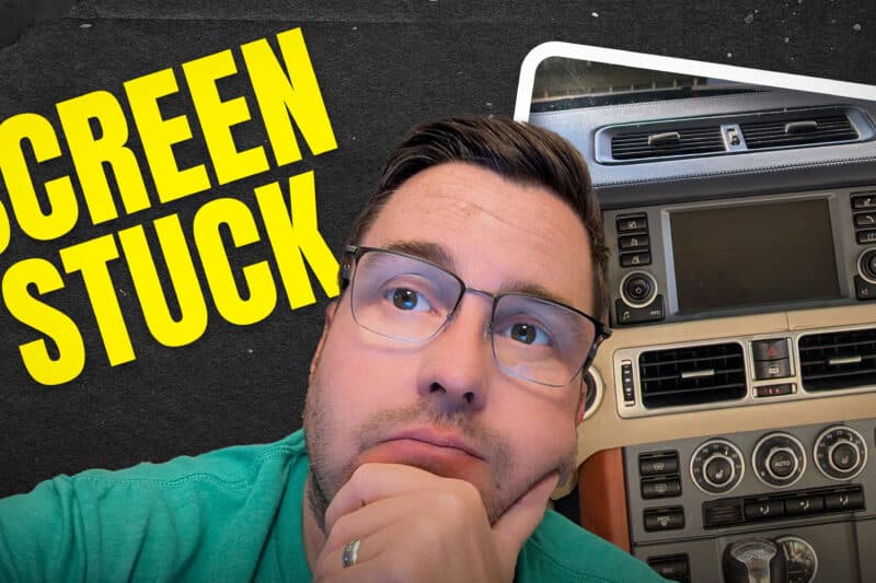 My 2007 Land Rover Range Rover infotainment screen is stuck – The L322 Rescue!