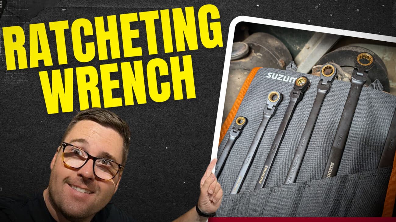 Suzume Extra Long Flex Head Ratcheting Wrench Set