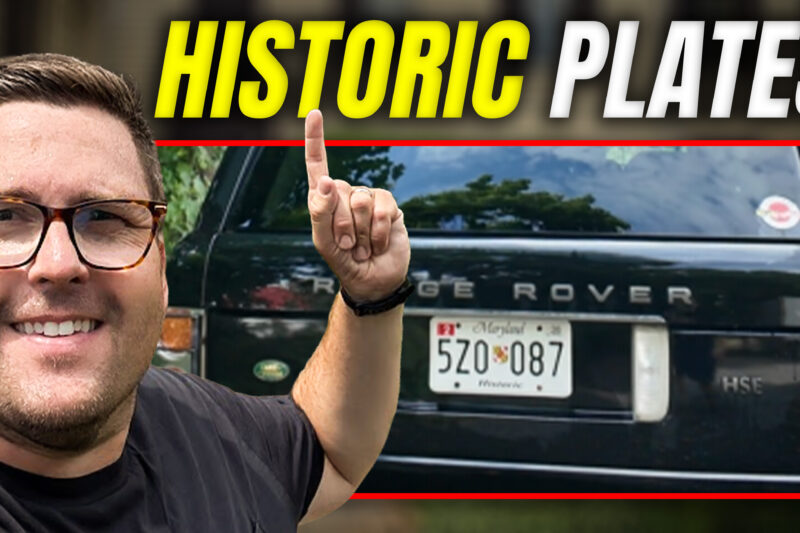 Reckoning Day Is Here for drivers with Maryland Historic Plates!