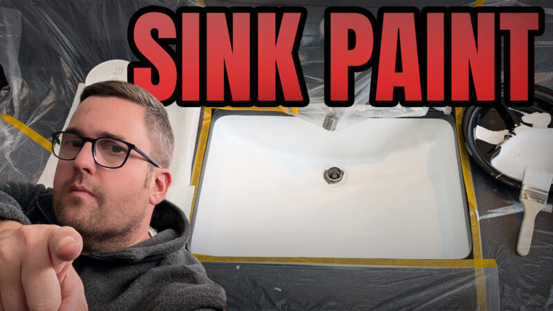 I Painted My Bathroom Sink… With Tub & Tile Paint