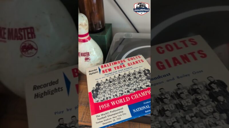 Before Streaming we had the NFL Superbowl on Record – 1958 Baltimore Colts vs New York Giants
