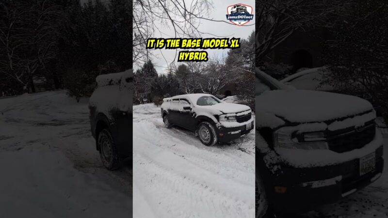 Ford Maverick Hybrid in the Snow ❄️ How Does It Do?