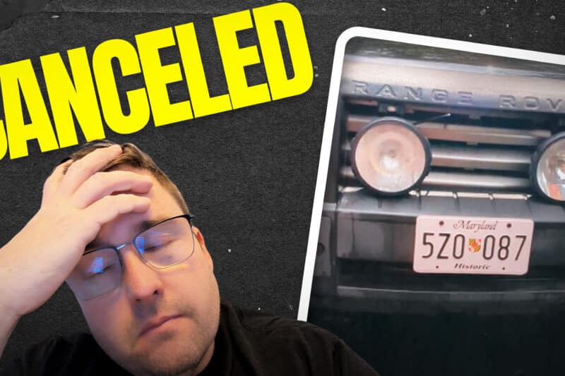 Maryland Historic Plates – Canceled?!?