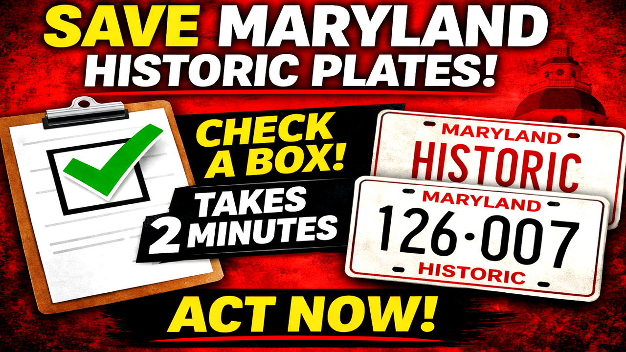 Maryland Historic Plates - make your voice heard