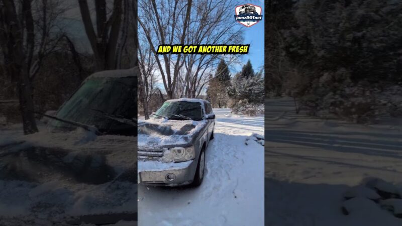 Other cars fear snow. Land Rovers ask for more.