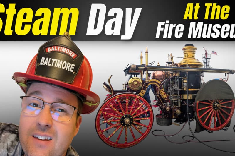 It’s Steam Day at the Maryland Fire Museum – Watch this engine from 1899 run!