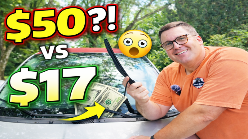 The dealer wanted $50 for this… I did it for $17 in under 2 mins – Fiat 500 Wiper Blade Replacement