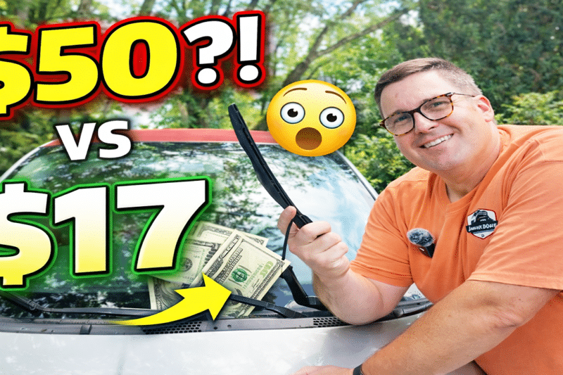 The dealer wanted $50 for this… I did it for $17 in under 2 mins – Fiat 500 Wiper Blade Replacement