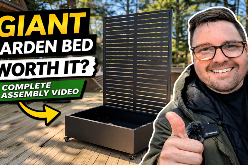 Assembling a Giant Rolling Garden Bed + Trellis (Full Build Guide)