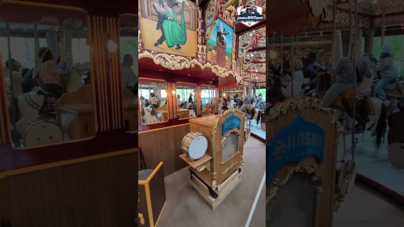 Grand Carousel at Knoebels is one of the most famous historic carousels in the United States