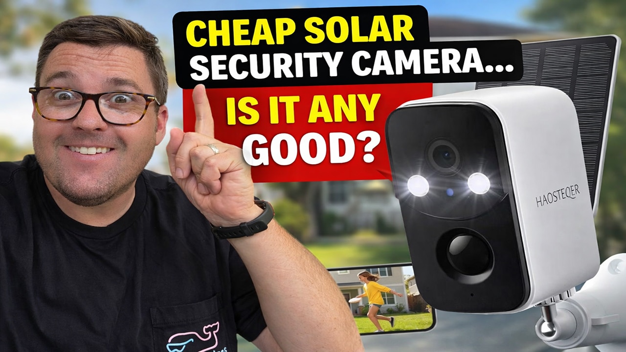 HAOSTEQER Wifi Solar Powered Camera