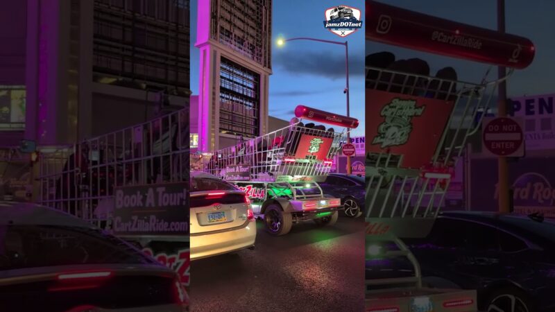 It’s the shopping cart car in Las Vegas – would you cruise this?