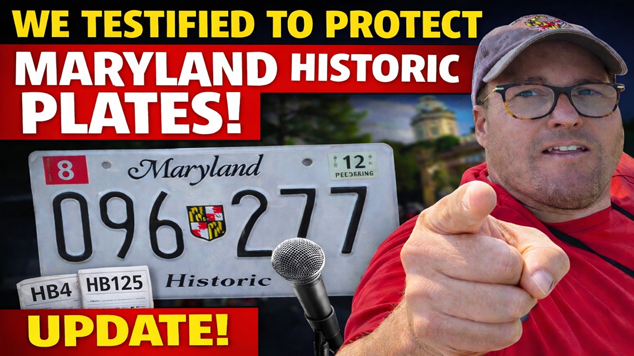 We testified to protect Maryland Historic Plates